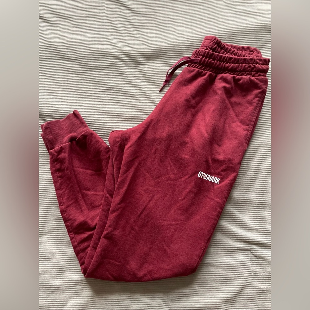Gymshark Burgundy Joggers